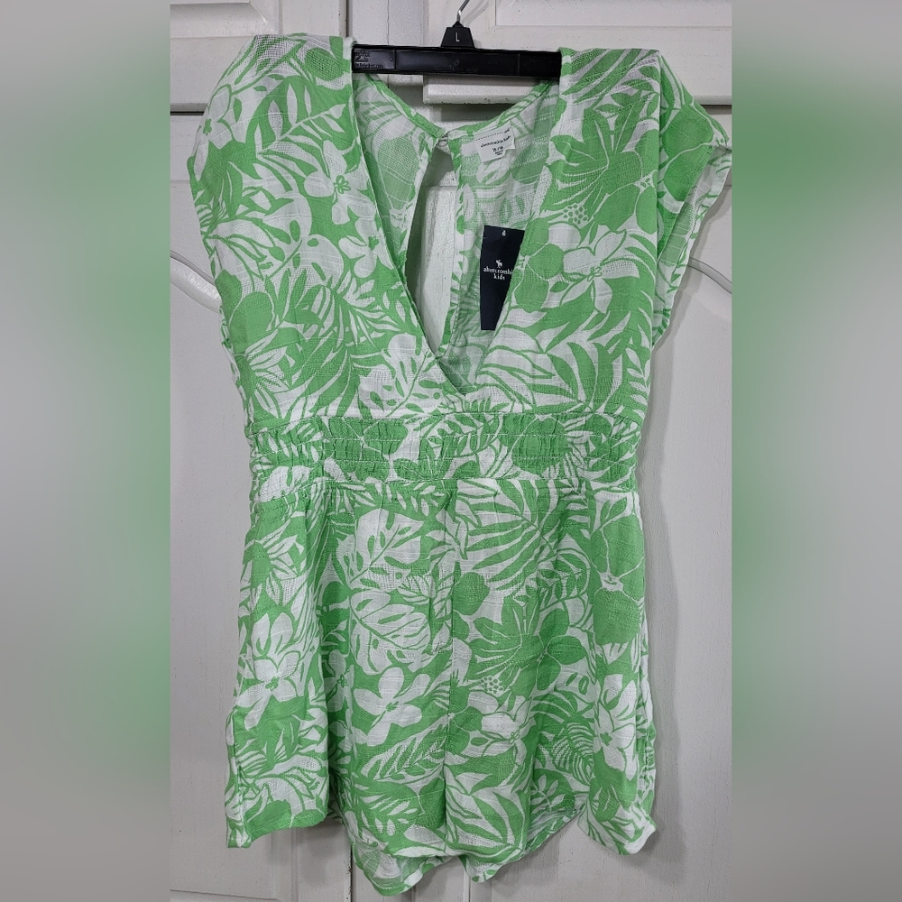 Girls Abercrombie Kids Swim Cover Shorts Romper